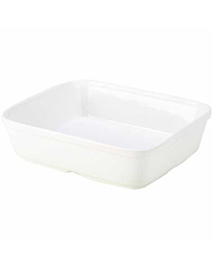Genware Porcelain Rectangular Roaster 24.5 x 20cm/9.5 x 8"