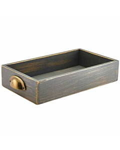 Grey Wash Acacia Wood Display Drawer GN 1/3