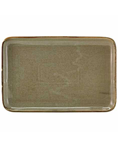 Terra Porcelain Grey Rectangular Platter 30 x 20cm