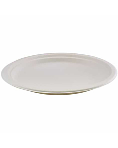 GenWare Compostable Bagasse Plate 26cm/10.25" (50pcs)