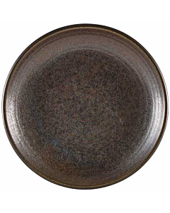 Terra Porcelain Black Deep Coupe Plate 25cm