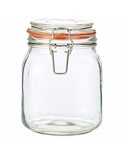 Genware Glass Terrine Jar 1L