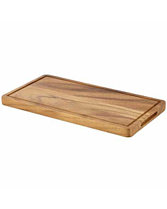 Genware Acacia Wood Serving Board GN 1/3