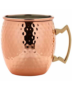 Barrel Copper Mug 55cl/19.25oz Hammered
