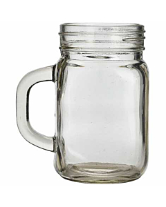 Genware Glass Mason Jar 43.5cl / 14.7oz