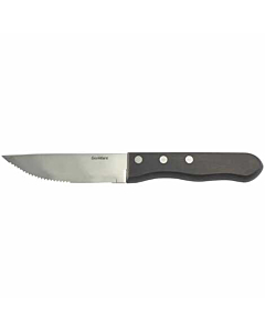 Jumbo Black Pakka Wood Steak Knife (Dozen)
