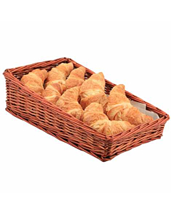 Wicker Display Basket 40X25X12cm - 6cm Front