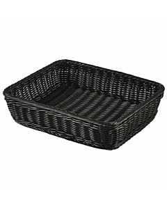 Polywicker Display Basket GN 1/2 Black
