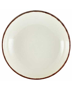Terra Stoneware Sereno Brown Coupe Bowl 23cm