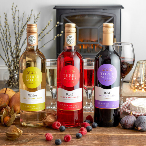 Three Mills Classic White Wine 6x75cl