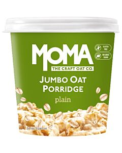 Moma Gluten Free Jumbo Oat Plain Porridge Pots