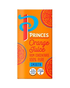 Princes Orange Juice Cartons