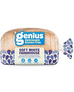 Genius Frozen Gluten Free Soft White Farmhouse Sliced Loaf