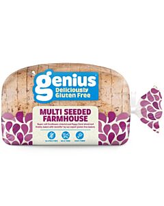 Genius Frozen Gluten Free Multi Seeded Farmhouse Sliced Loaf