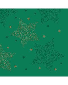 Swantex Merry & Bright Green Christmas Napkins 40cm 3ply