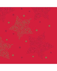 Swantex Merry & Bright Red Christmas Napkins 40cm 3ply
