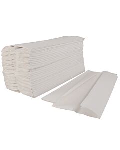 Country Range Staples White Centre Fold 1 Ply Hand Towels