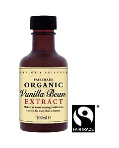Taylor & Colledge Fairtrade Organic Vanilla Bean Extract