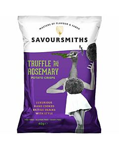 Savoursmiths Truffle and Rosemary Crisps