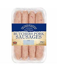Taste of Suffolk Butchers Pork Sausages