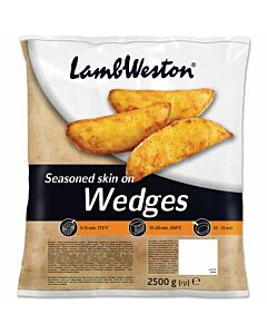 Lamb Weston Frozen Seasoned Skin On Potato Wedges
