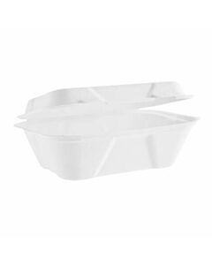 Vegware Compostable Medium Clamshell Takeaway Boxes