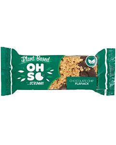 Oh So Scrummy Plant Based Belgian Chocolate Chip Flapjack