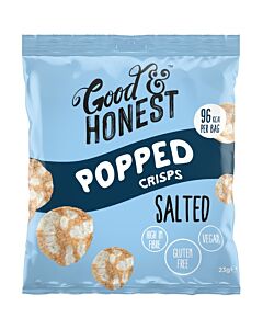 Good & Honest Popped Crisps Salted