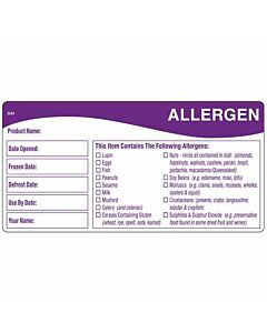 DayMark Removable Allergen & Storage Shelf Life Labels