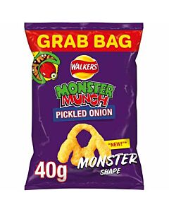 Walkers Monster Munch Pickled Onion Flavour Grab Bags