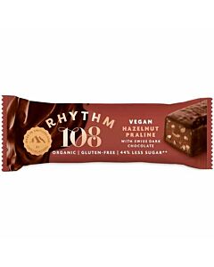 Rhythm 108 Vegan Hazelnut Praline Swiss Chocolate Bars