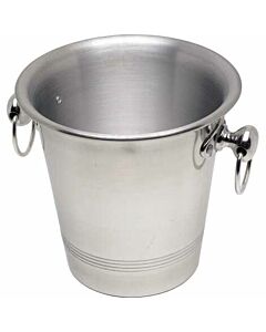 Aluminium Wine Bucket With Ring Hdls  3.25Ltr
