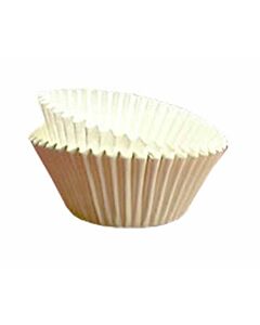 White Muffin Baking Cases