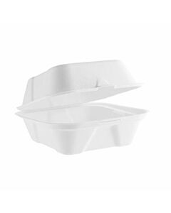 Vegware Compostable Small Clamshell Takeaway Boxes