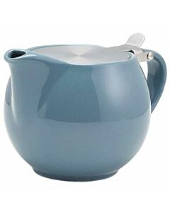GenWare Porcelain Grey Teapot with St/St Lid & Infuser 50cl/