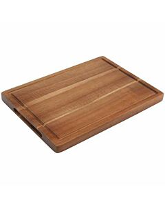 Genware Acacia Wood Serving Board 28 x 20 x 2cm