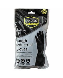 Ramon Pro-Guard Heavy Duty Rubber Gloves Medium