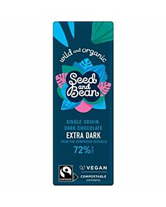 Seed and Bean Vegan Organic Extra Dark Chocolate Bars