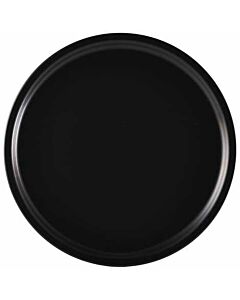 Luna Stoneware Black Pizza Plate 33cm/13"