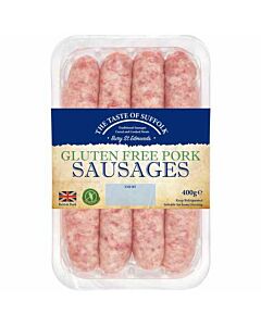 Taste of Suffolk Gluten Free Pork Sausages