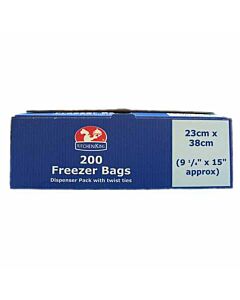 Kitchen King Catering Freezer Bags 23 x 38cm