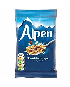 Alpen No Added Sugar Muesli Sachets
