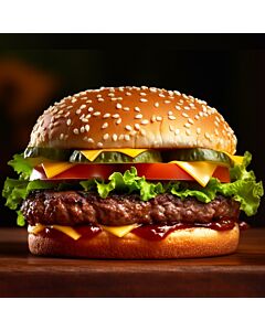 Caterfood Frozen 100% Beef Burgers 6oz