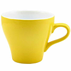 Genware Porcelain Yellow Tulip Cup 35cl/12.25oz