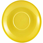Genware Porcelain Yellow Saucer 16cm
