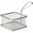 Serving Fry Basket Square 9.5X9.5X6cm