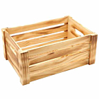 Wooden Crate Rustic Finish 34 x 23 x 15cm