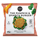 Strong Roots Frozen Pumpkin & Spinach Burger