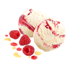 Devon Ice Cream Co. White Chocolate & Raspberry Ice Cream