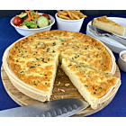 Caterfood Frozen Cheese & Onion Quiche